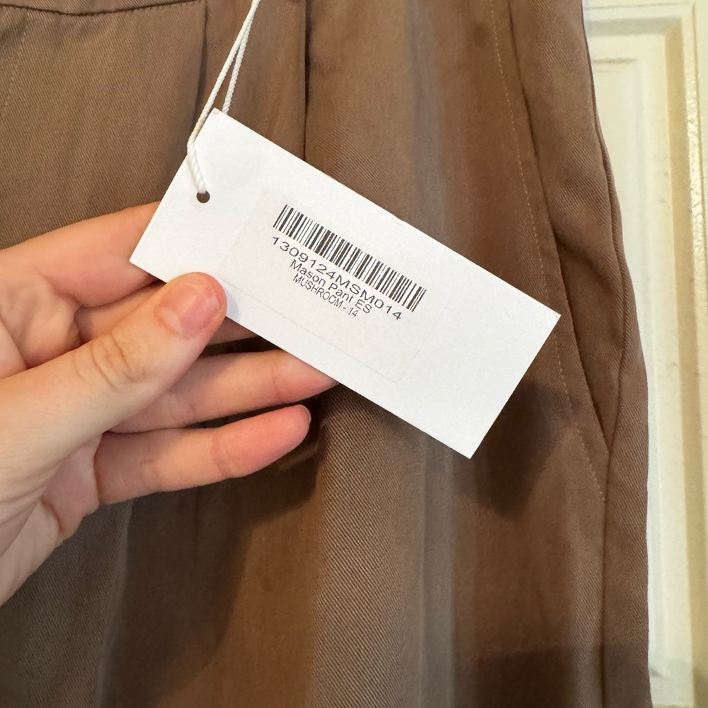 Reformation Brown High-Waisted Pants - Picture 3 of 9
